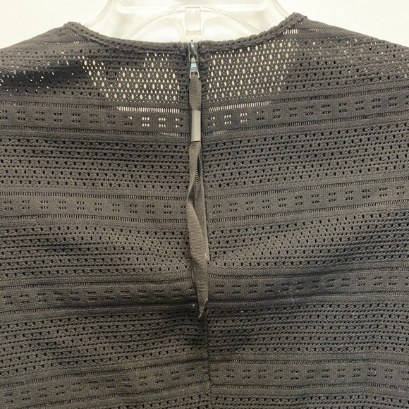 Rag & bone fitted short sleeve black top - Picture 5 of 6